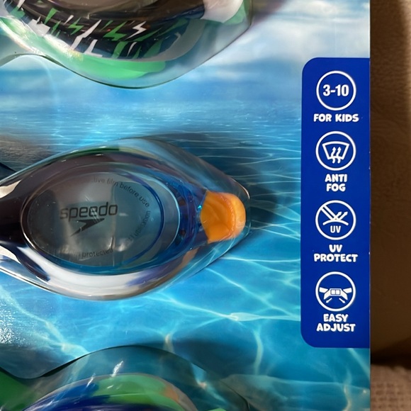 NWT Speedo 3 pack Swim Goggles Set for Kids - Picture 3 of 4
